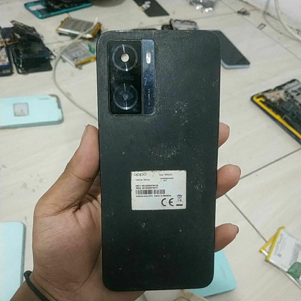 backdoor plus fingerprint bekas Oppo a57 / a77s 2022