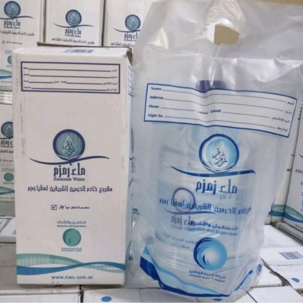 

Air zamzam 5liter Non barcode original mekkah
