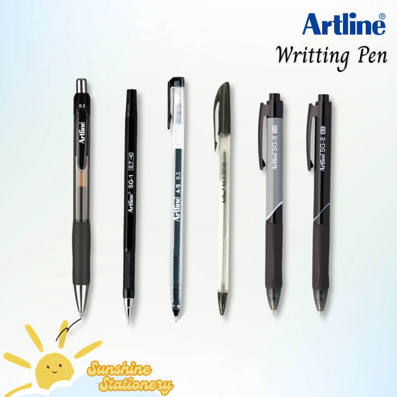 

[PCS] ARTLINE Pulpen SG-1, SG-2, A-5, S854, SG-8 Ballpoint Gel Pen