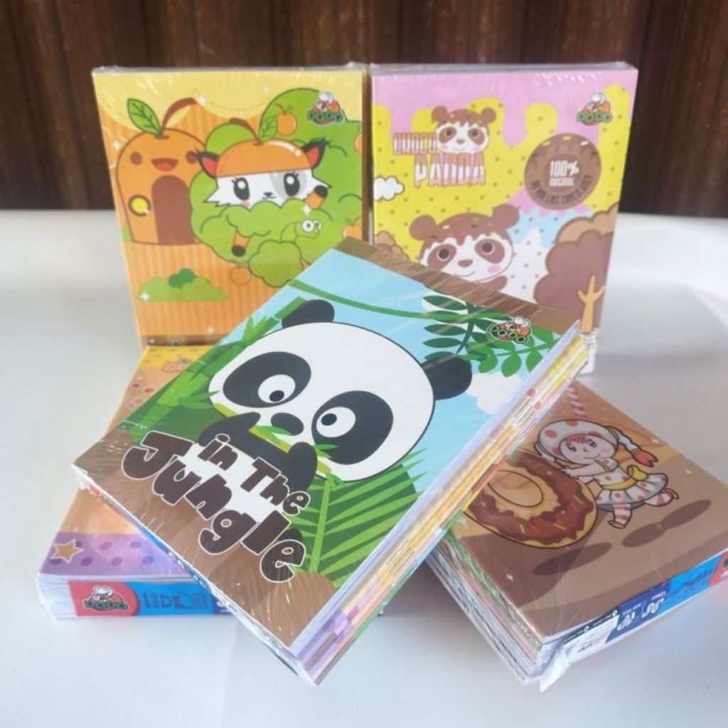 

Buku tulis Dodo isi 38 & 58 Lembar per Pack