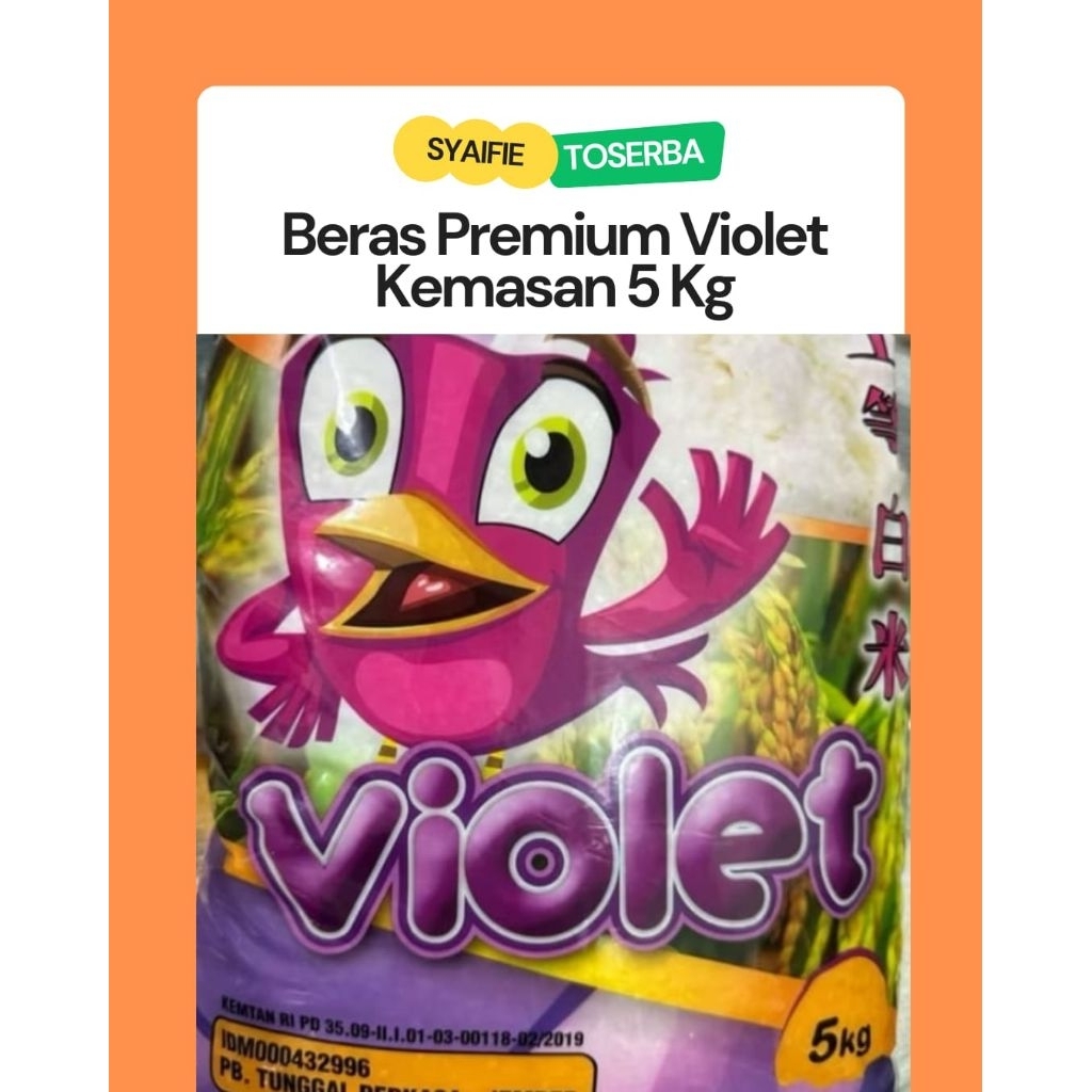 

Beras Violet Kemasan Premium 5kg