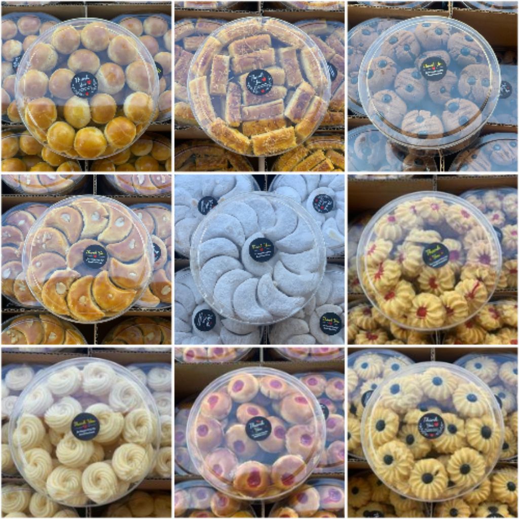 

Lezato Cookies - Kue Nastar Kastengel Salju Keju Sagu Keju Semprit 500g