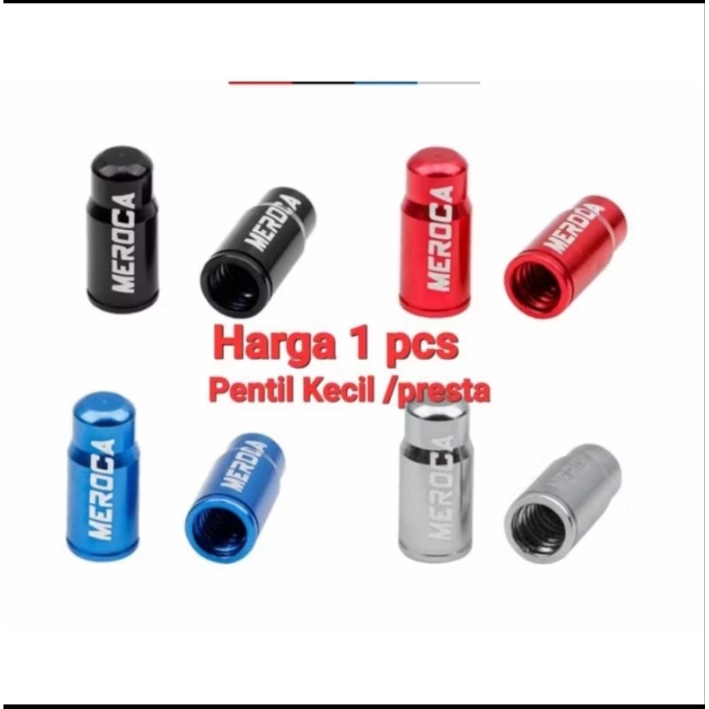 MEROCA Tutup Pentil Ban Kecil Fresta Sepeda Fixie MTB RB Balap