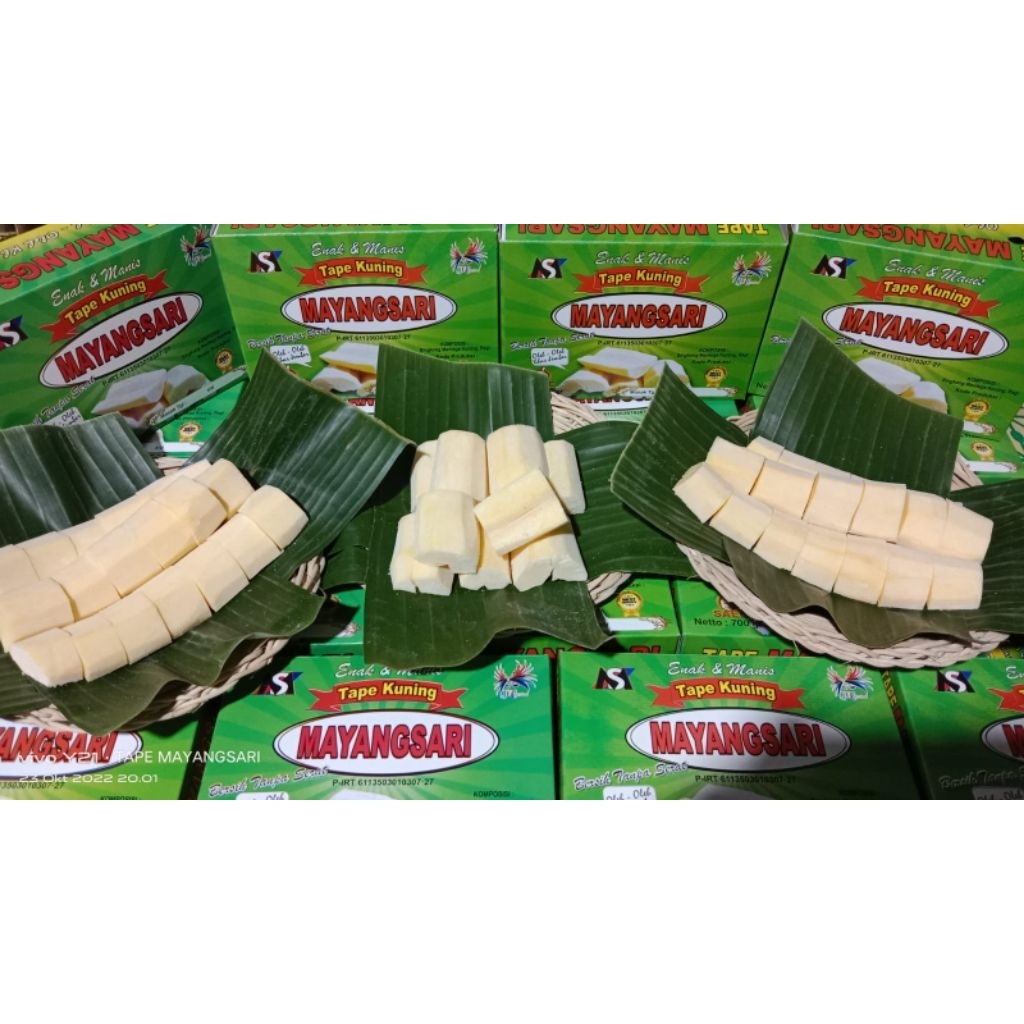

TAPE MAYANGSARI khas Jember Kemasan Box 700 gr, PALING LARIS ...!!!