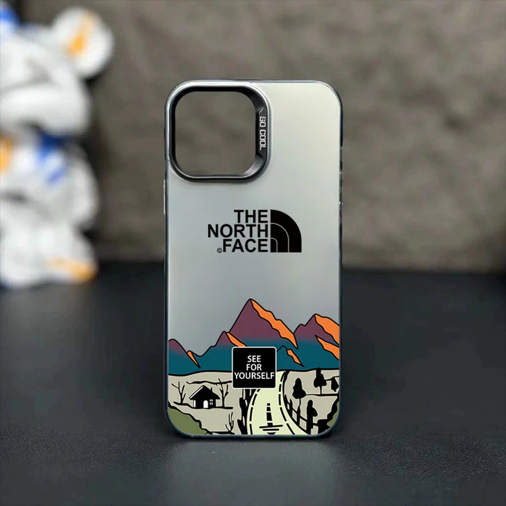Casing Ponsel The North Face case for Iphone 11 Pro MAX 7 8 PLUS 13 14 X XS Softcase Premium Matte I