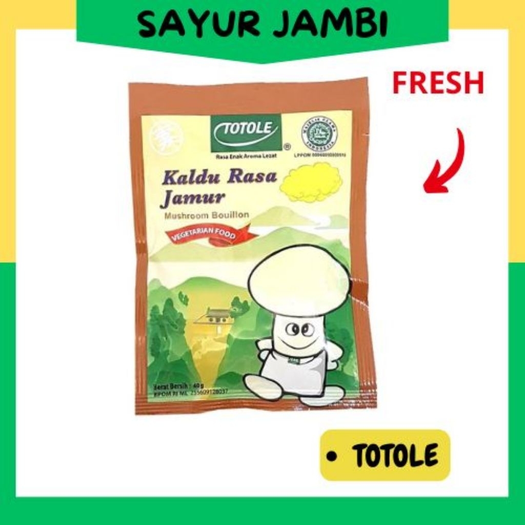 

Totole Kaldu Jamur 40g~sayurjambi