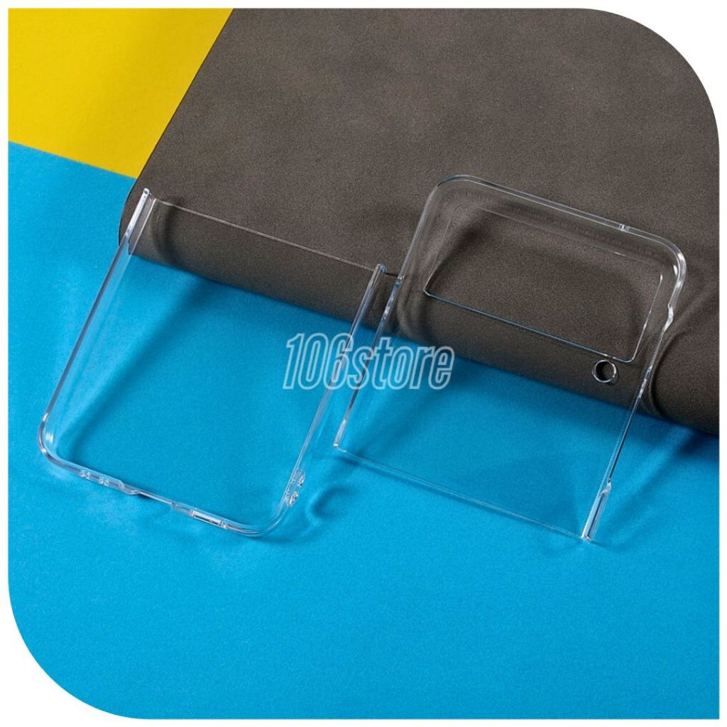 Case Samsung Galaxy Z Flip 3 5G Clear Hardcase Casing Flip3 Transparan