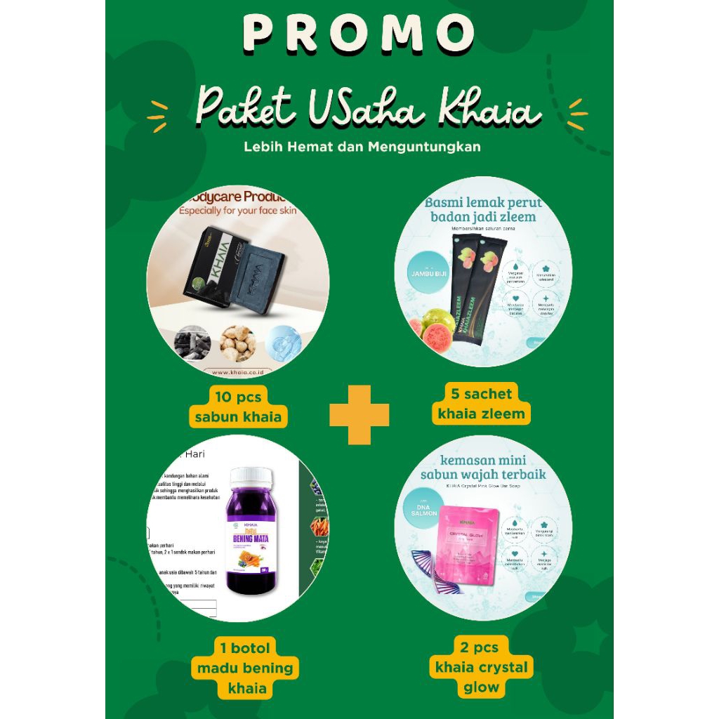 Promo Paket Usaha Khaia | Paket Usaha Khaia Skincare