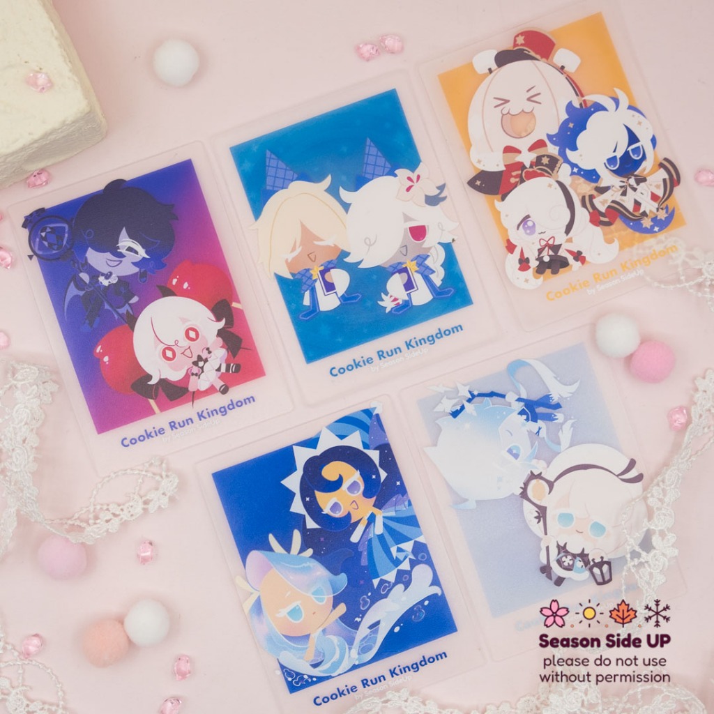 

Cookie Run Kingdom Ovenbreak PVC Frosted Clear Polaroid Card Artprint Foil | Fanart | Fanmerch | Anime | Manga | Game
