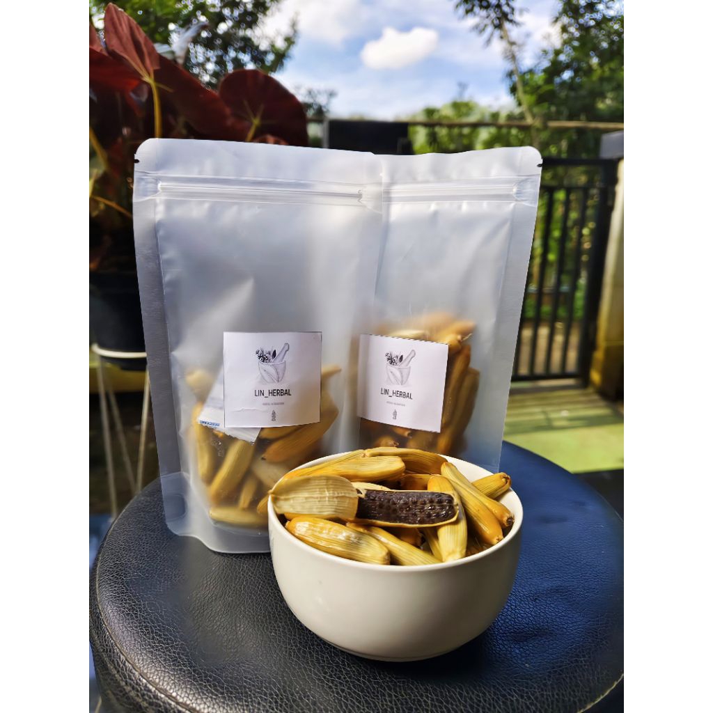 

Biji Buah Galoba Kering Galobe Isi 50 Gram