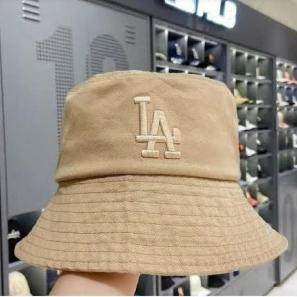 MLB Bucket Hat Beige LA