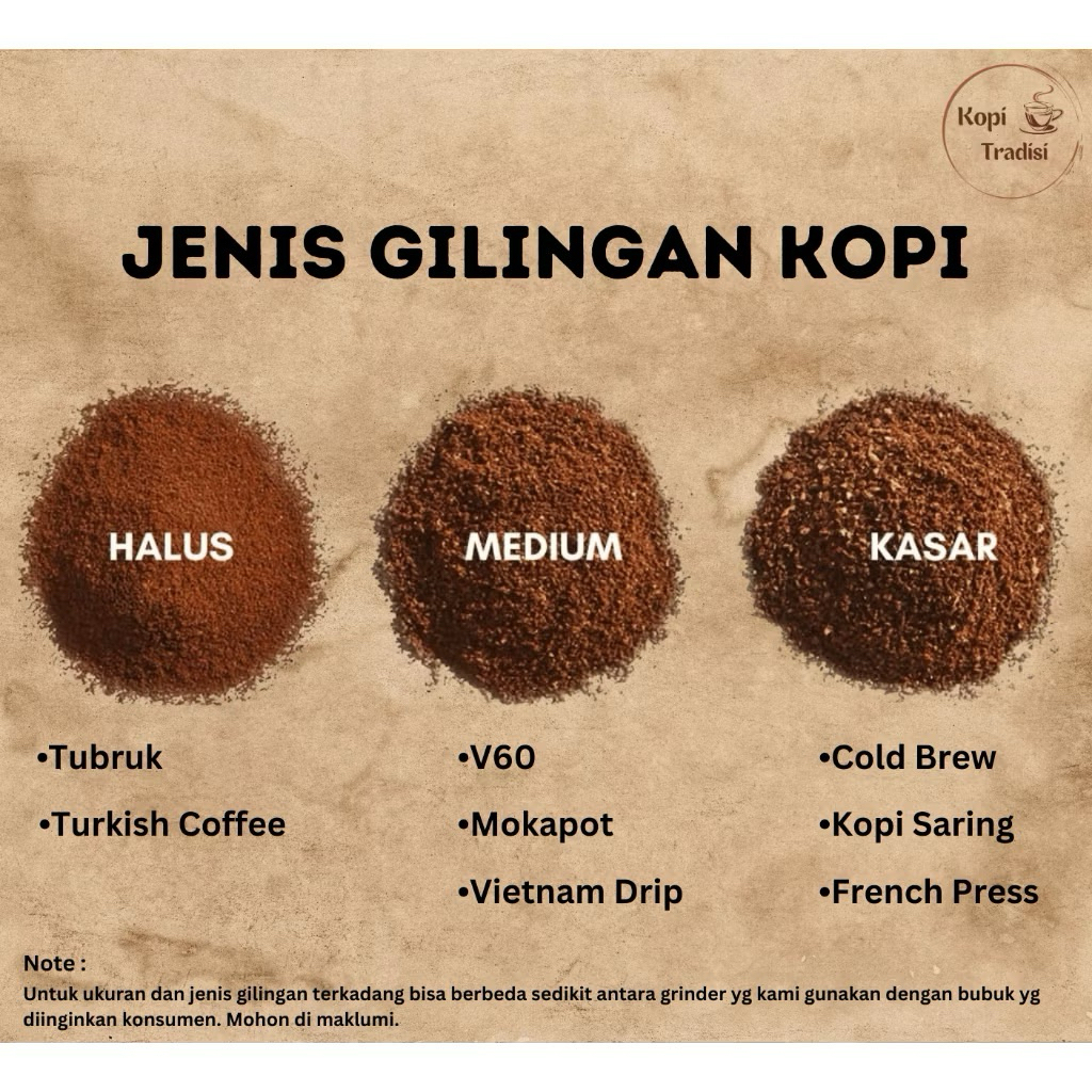 

Kopi Bubuk Premium Sidikalang Original Arabica