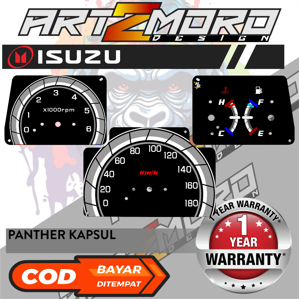 PAPAN PANEL SPEEDOMETER CUSTOM ISUZU PANTHER KAPSUL