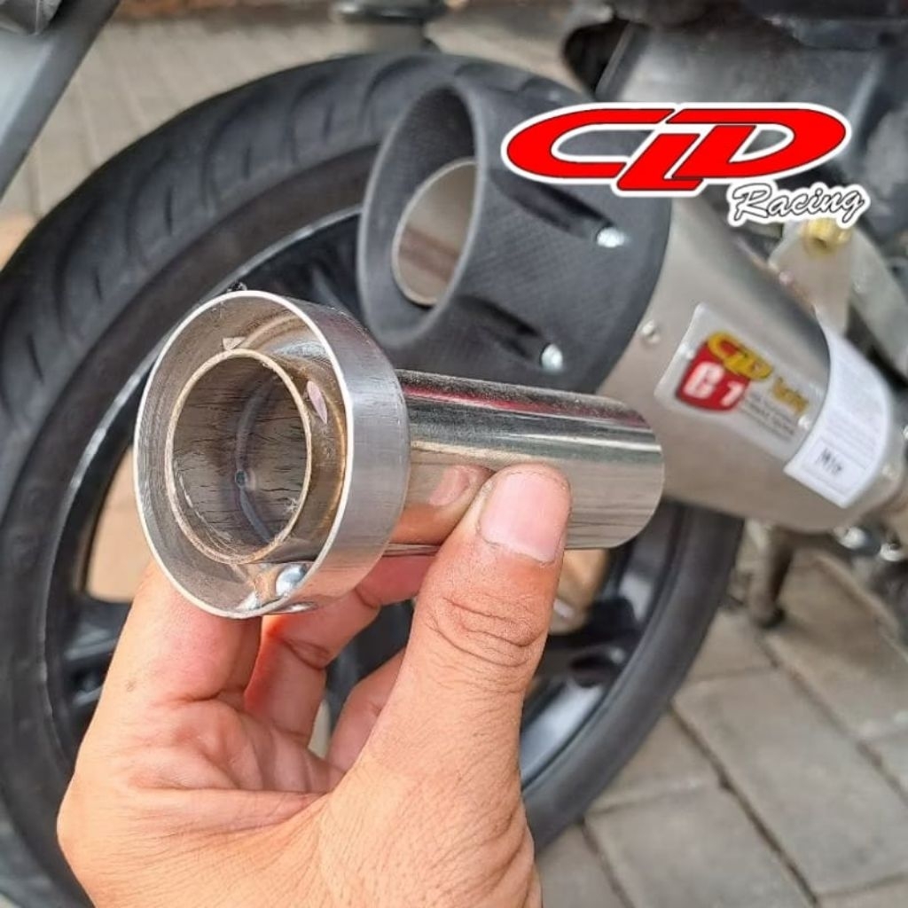 DB KILLER KNALPOT PEREDAM KNALPOT CLD RACING LURUS & BENGKOK DIAMETER 35 , 48 , 60