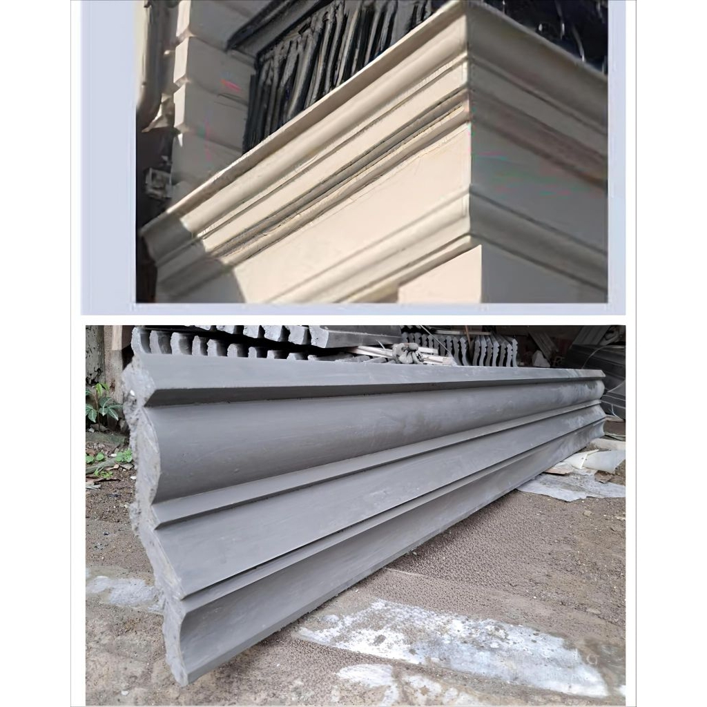 Lisplang beton Lis rumah profil lisplang interior dan eksterior