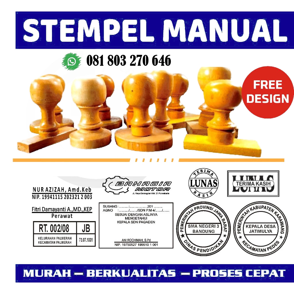 

Stempel Manual Stempel Kayu