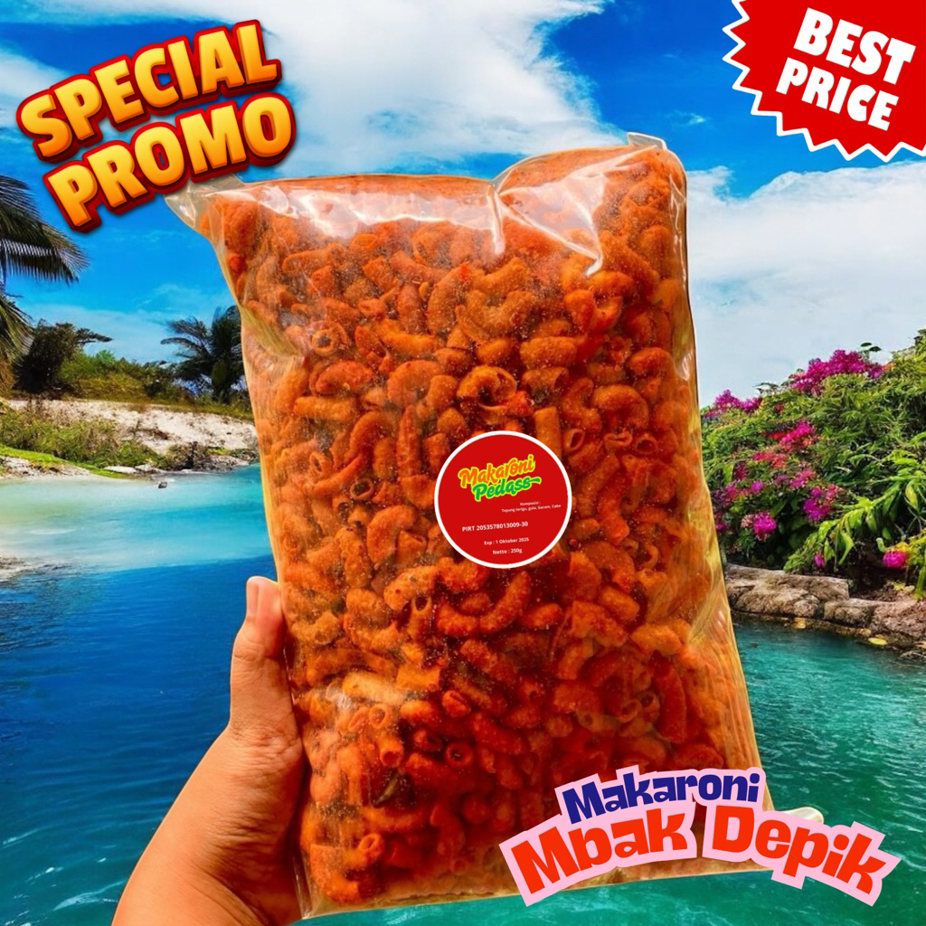 

Makaroni Level Pedas Ekstrem 1/4 Kg – Cita Rasa Juara!