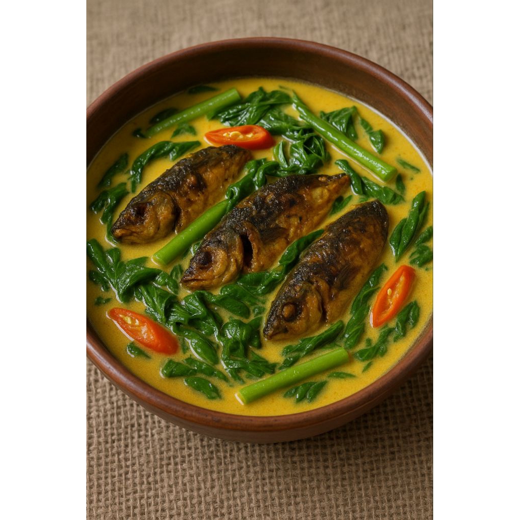 

Sayur mangut ikan asap siap makan