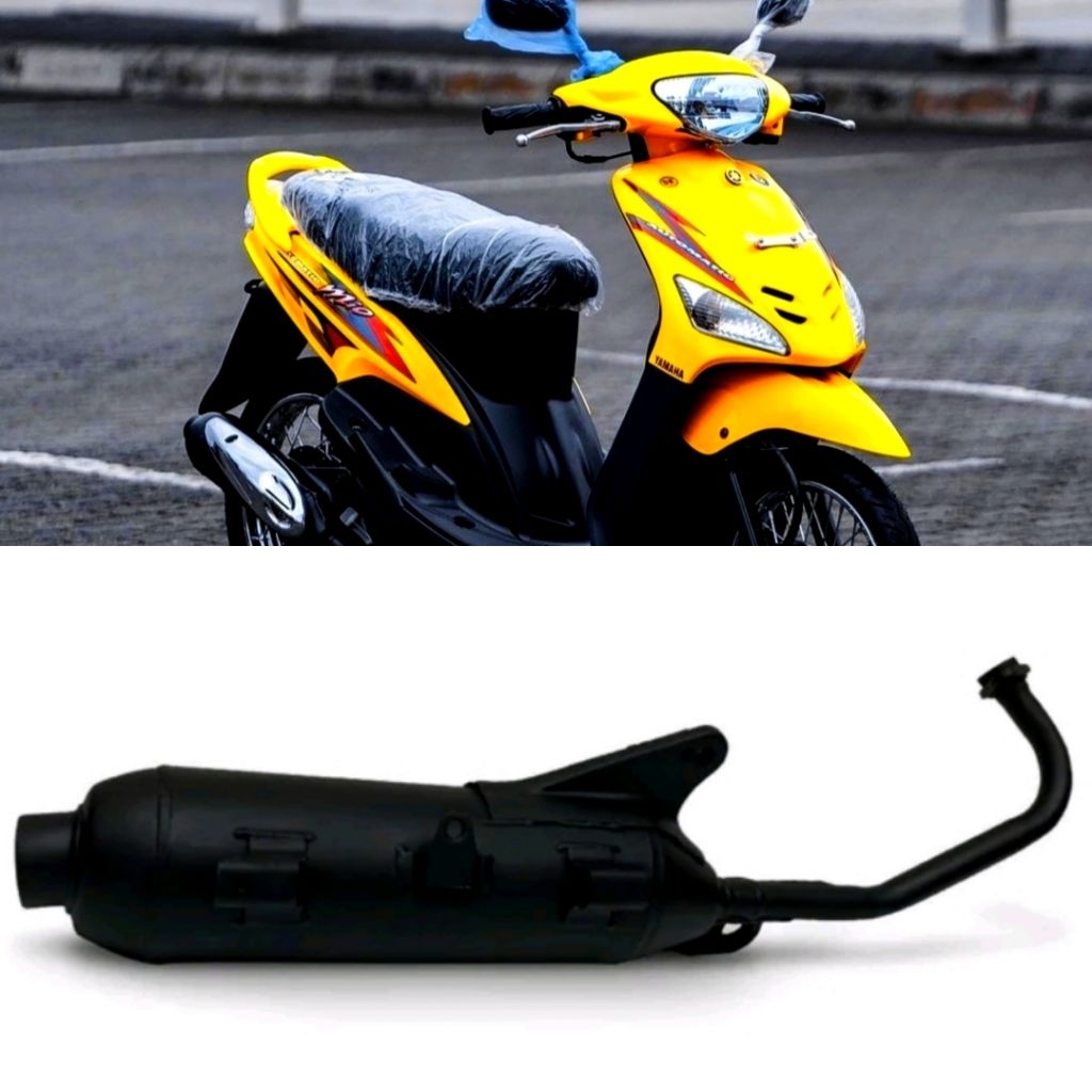 Kenalpot standar original mio Sporty /fino karbu mio smile/soul karbu kondisi bekas original