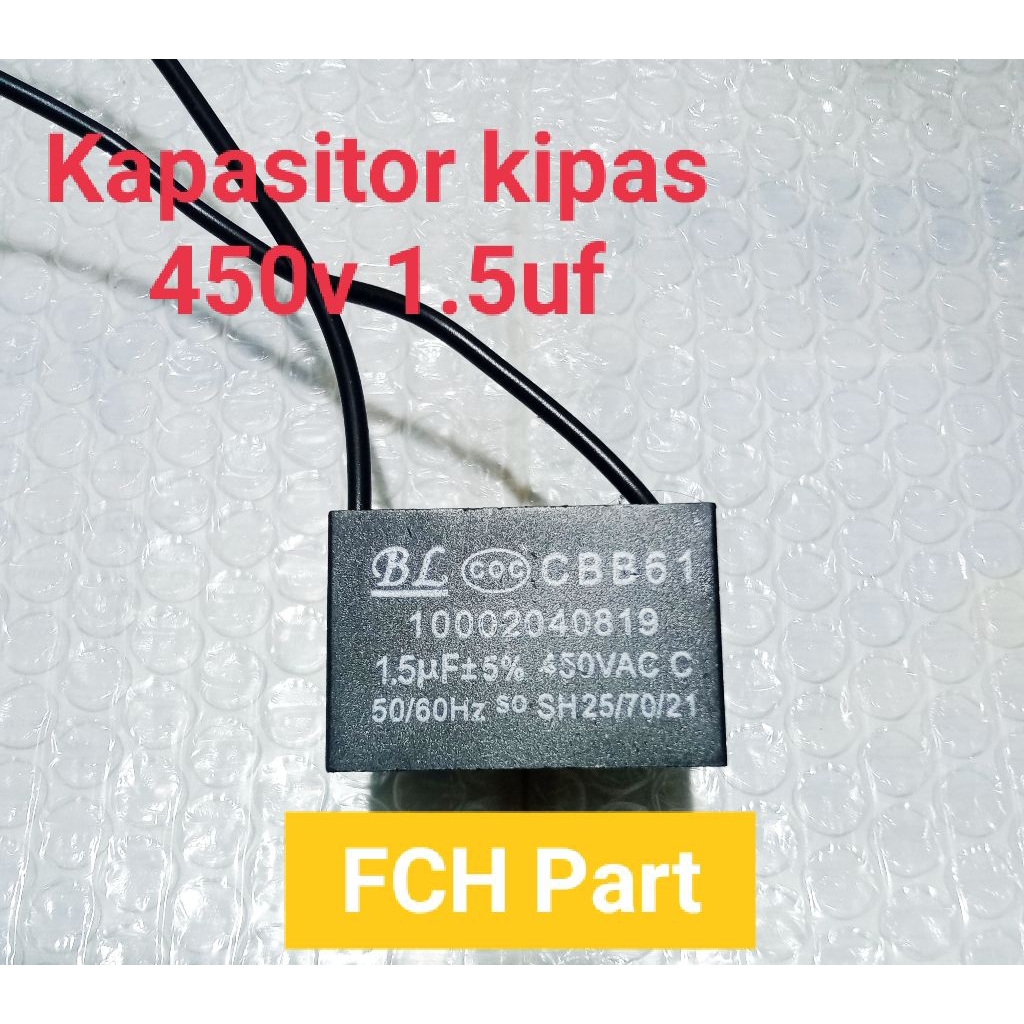 Kapasitor Capasitor kipas angin