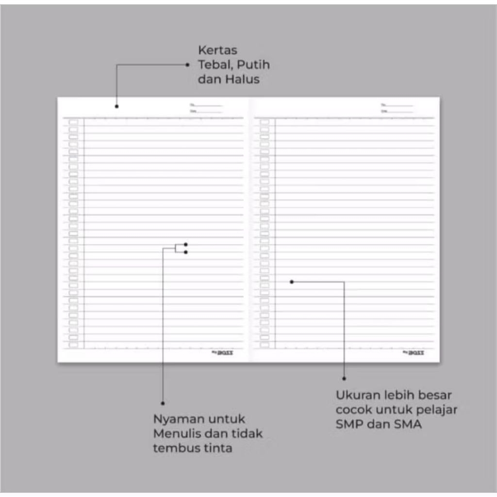 

Ay00! Buku Tulis Alfa Campus 50 Lembar 1 pak isi 10 Buku