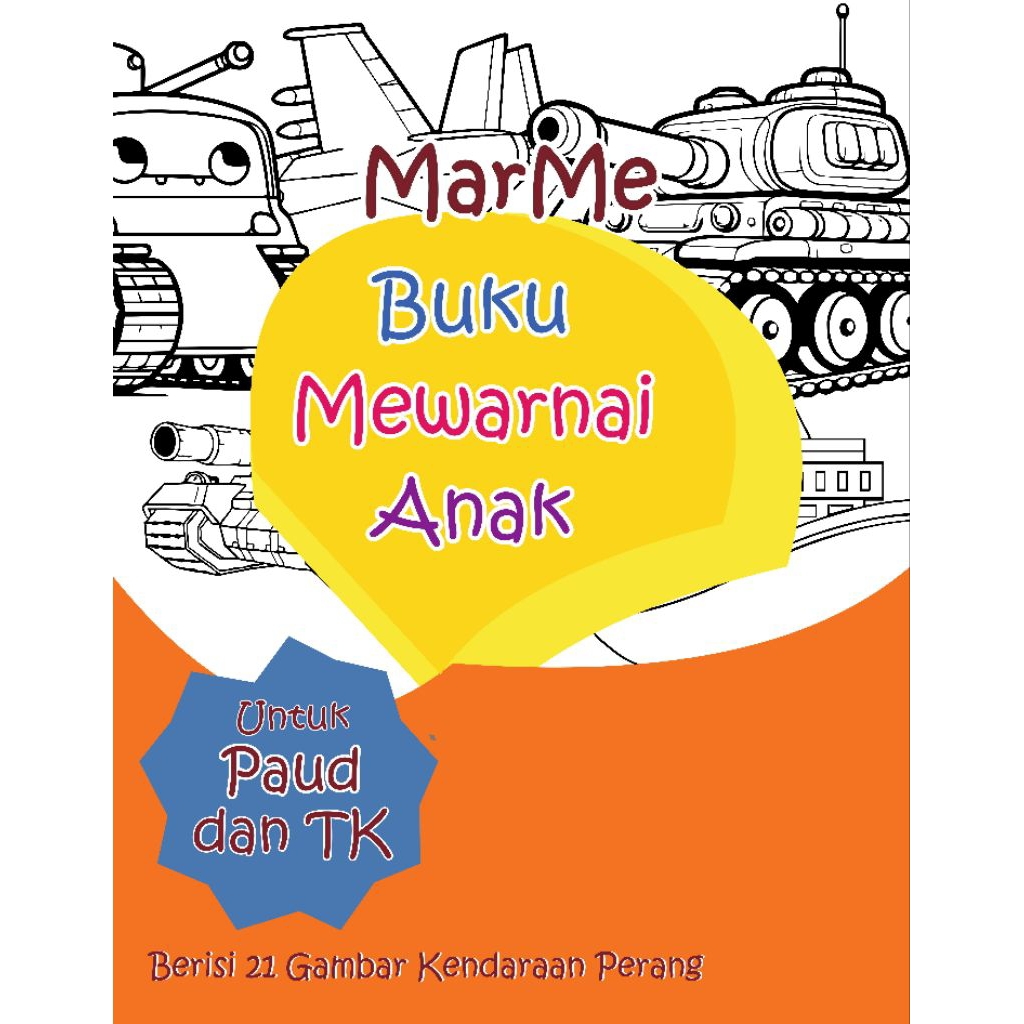 

File Buku Mewarnai Gambar Kendaraan Perang ( Tinggal Cetak atau print )