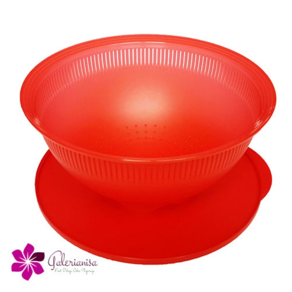 Wadah cuci beras sayur /bakul nasi Tupperware