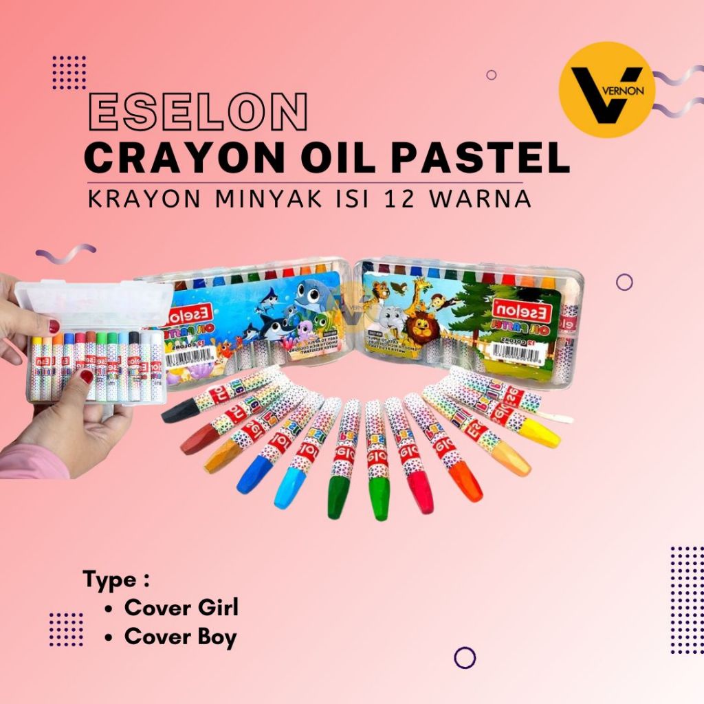 

Crayon Oil Pastel Krayon Minyak Eselon Crayon Krayon 12 Warna