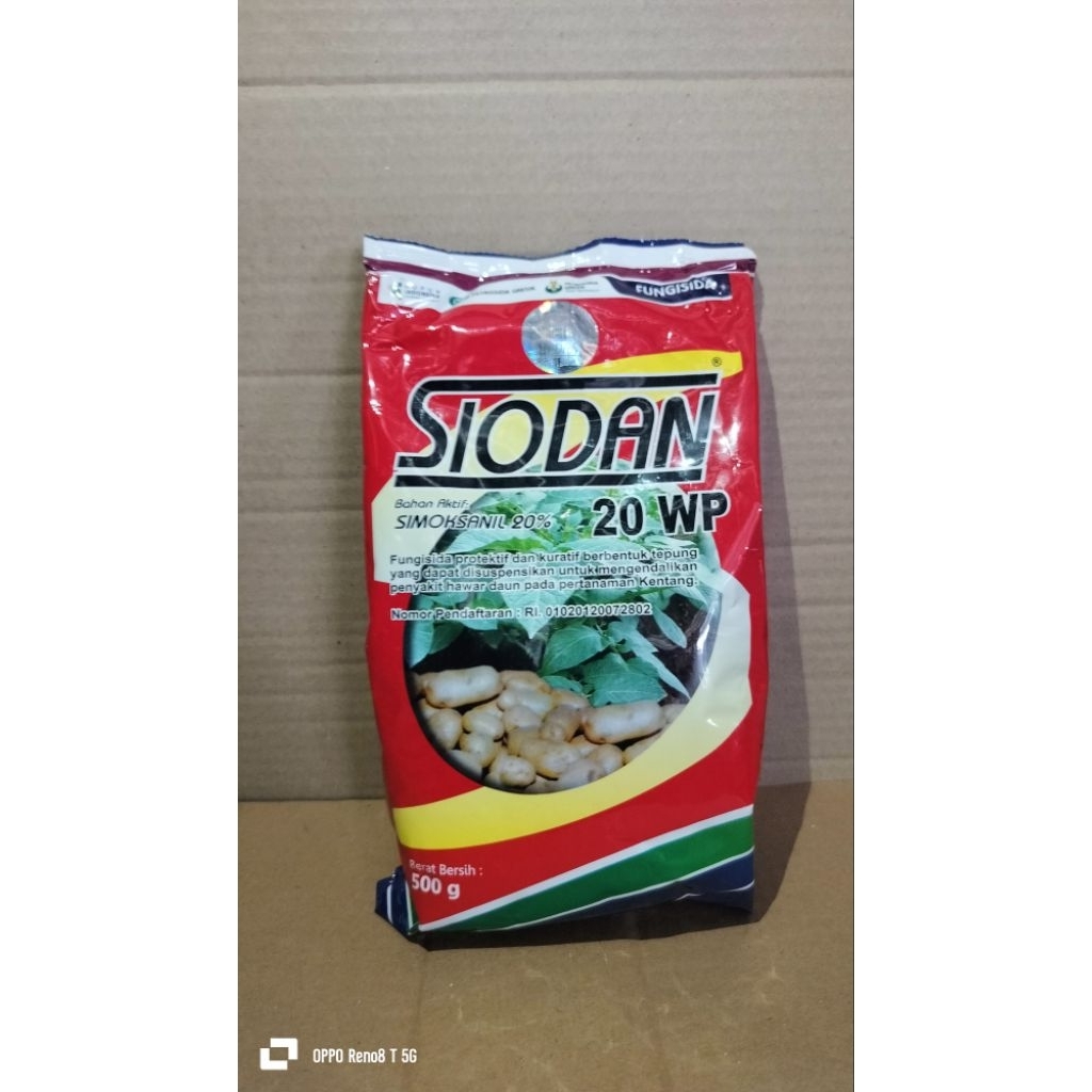 FUNGISIDA SIODAN20wp fungisida protektif bahan aktif simoksanil