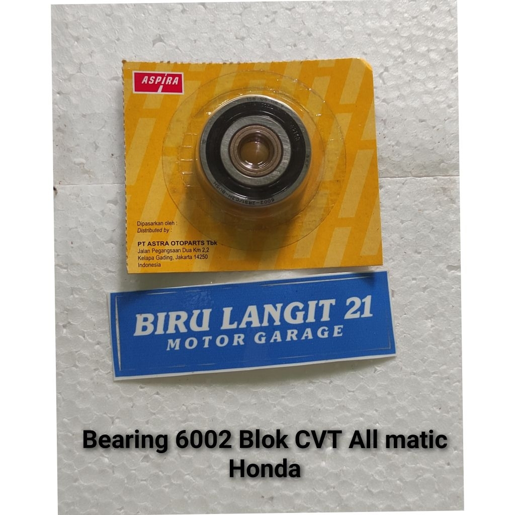 Bearing 6002 Blok CVT Honda Beat, Beat Fi, Beat Esp, Vario 125 - 150 Esp ASPIRA
