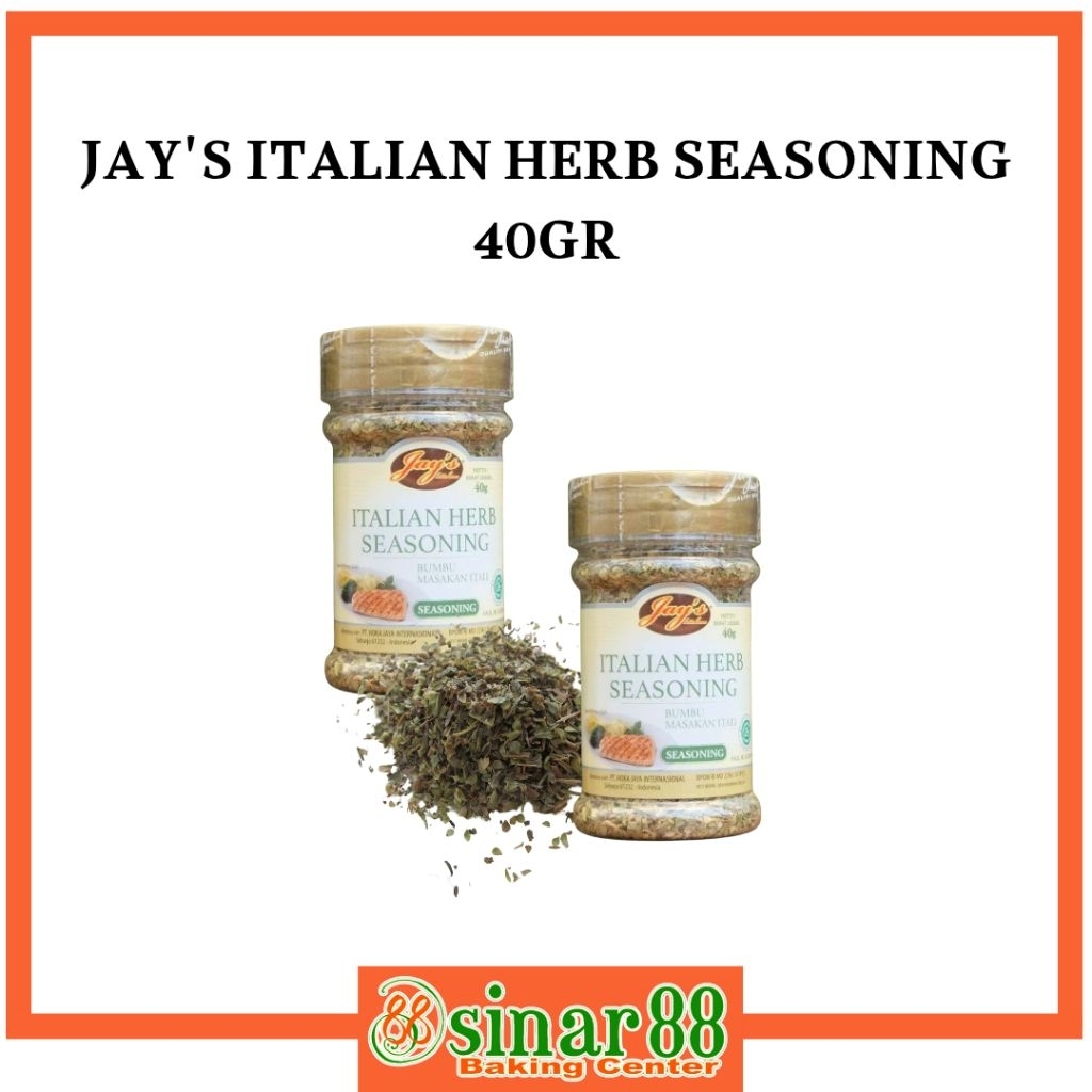 

Jay's Italian Herb Seasoning 40gr