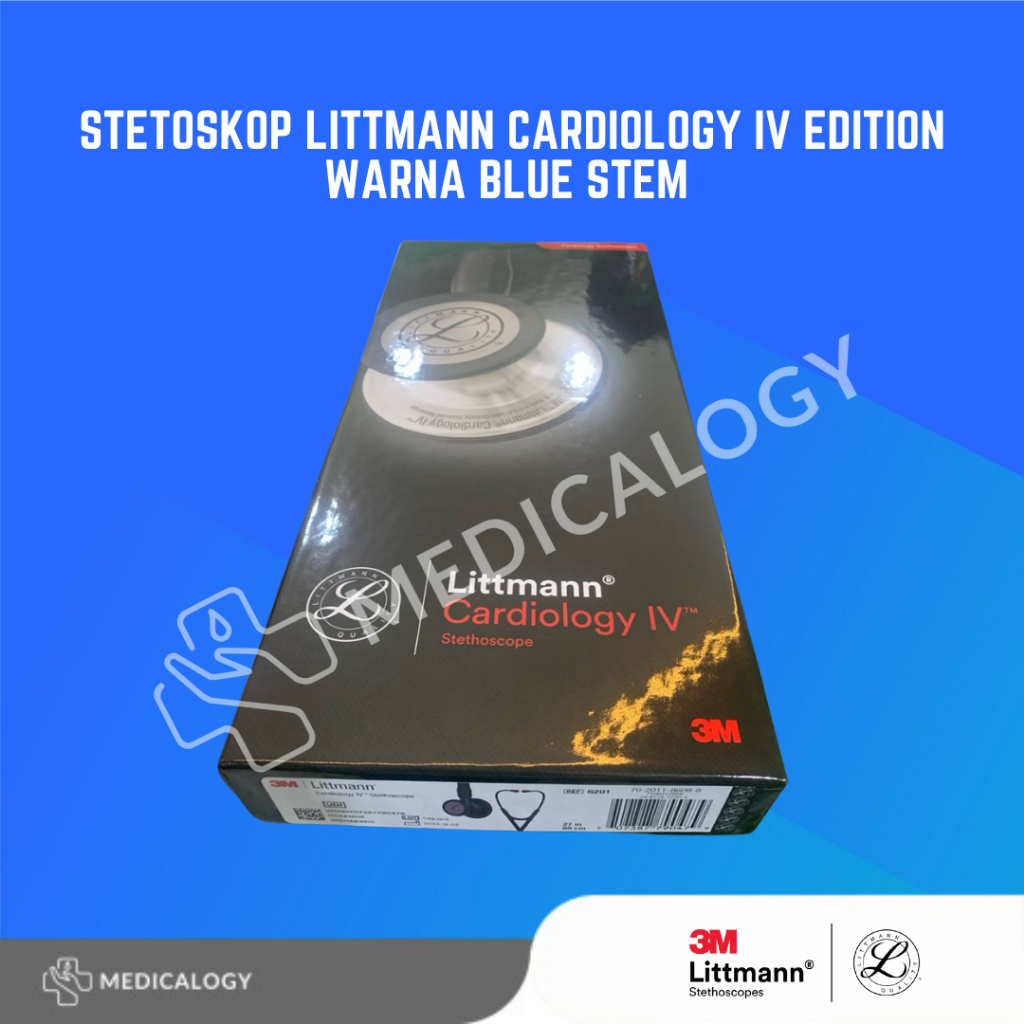 Stetoskop Littmann Cardiology IV Edition Warna Blue Stem