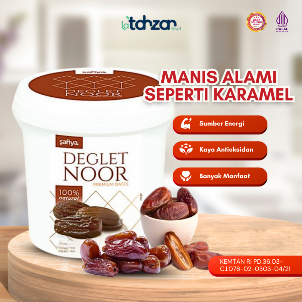 

Kurma Tunisia Madu Ember 850 gr - Premium Quality Original Safiya