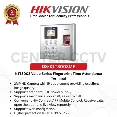DS-K1T8003MF ACCCESS CONTROL HIKVISION
