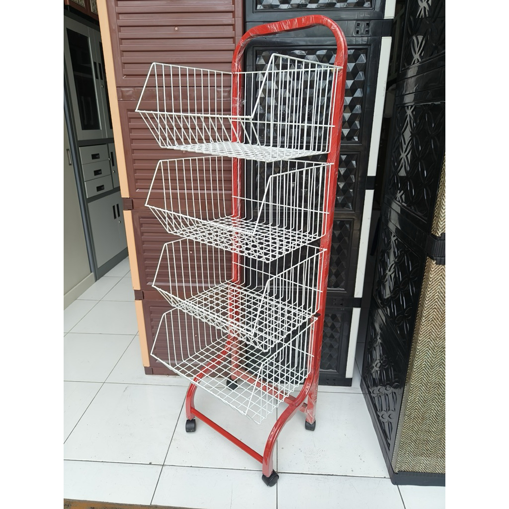 rak chiki-chiki 4 susun + roda