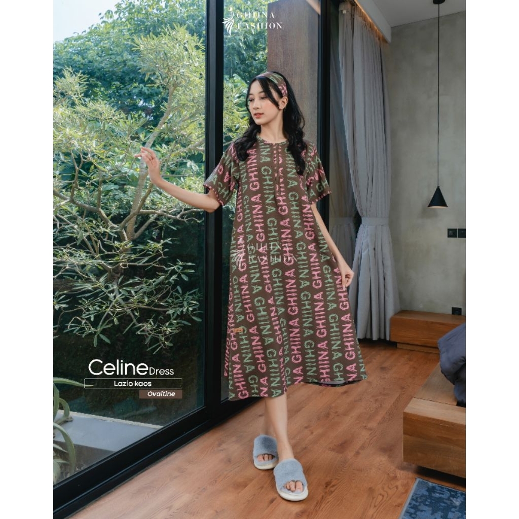 HOME DRESS MOTIF  KEKINIAN || HOMEDRESS RAYON PREMIUM MURAH || CELINE DREES || BY GHIINA