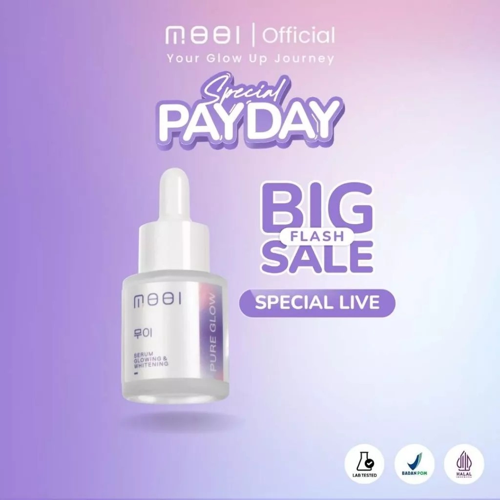 Serum Mooi Pure Glow 20ml - Serum Korea Pencerah Wajah