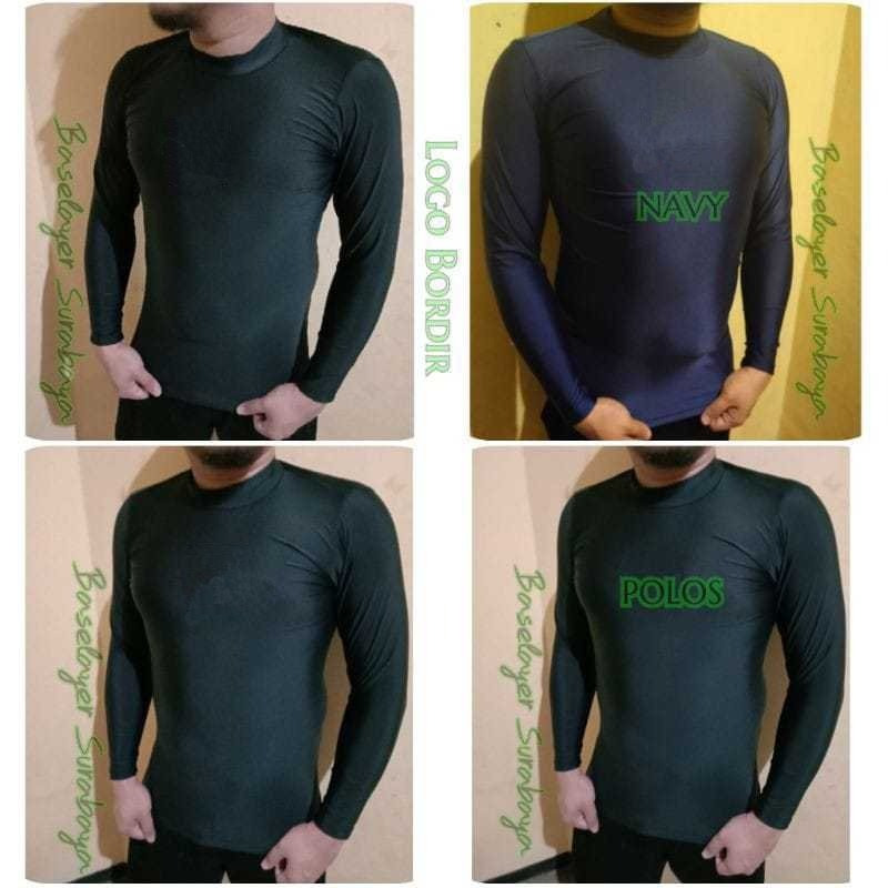 BASELAYER MANSET COMPRESSION LONG SLEEVE PANJANG LYCRA UKURAN XXXL