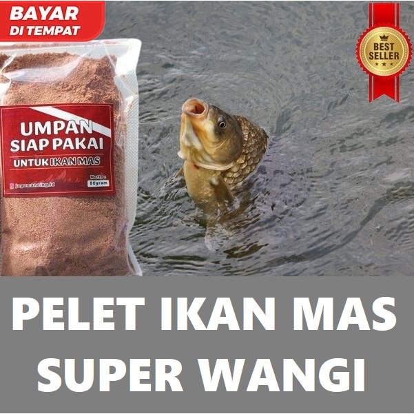 PELET IKAN MAS SUPER WANGI – RACIKAN JITU SIAP PAKAI
