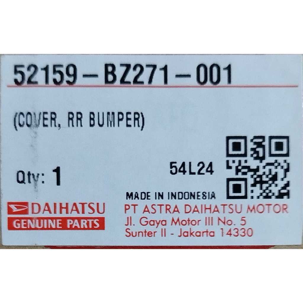 BEMPER BELAKANG DAIHATSU GRANDMAX MINIBUS