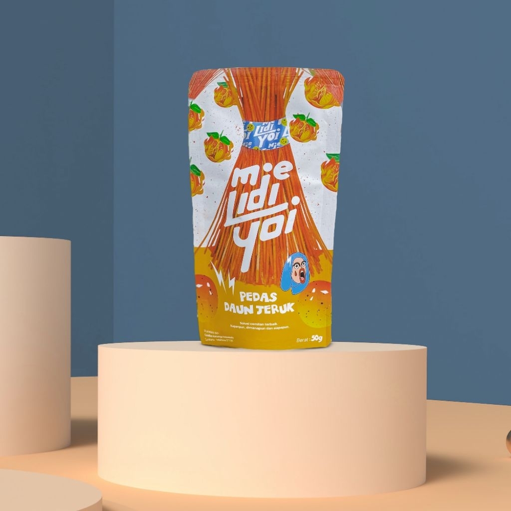 

(SNACKO.ID) CEKELIN MIE LIDI YOI - SNACK PEDAS DAUN JERUK