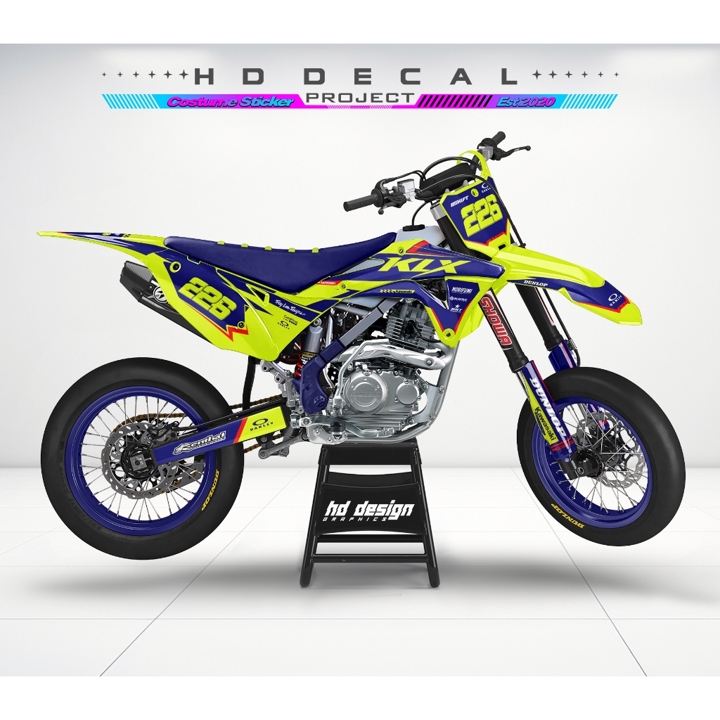 DECAL KLX GORDON PREMIUM GLOSY COSTUME DESIGN / DECAL KLX GORDON FULL BODY