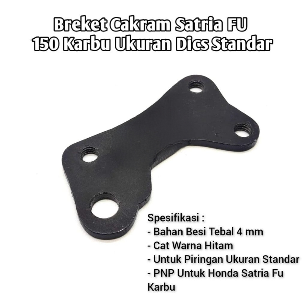 Breket Kaliper Piringan Cakram Depan satria Fu Karbu