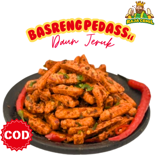 

Basreng Pedas Daun Jeruk RAJACEMIL Basreng Bandung Baso Goreng BASRENG / Terbaik