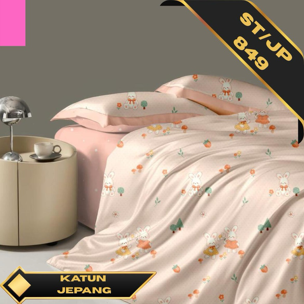 Kain sprei katun jepang "Motif Anak Animal “