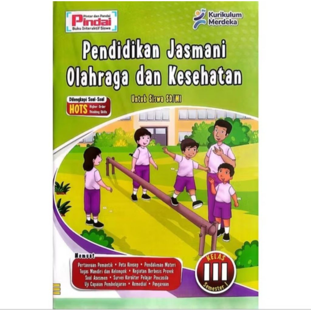 lks pjok kelas 3 sd/mi semester 1 kumer