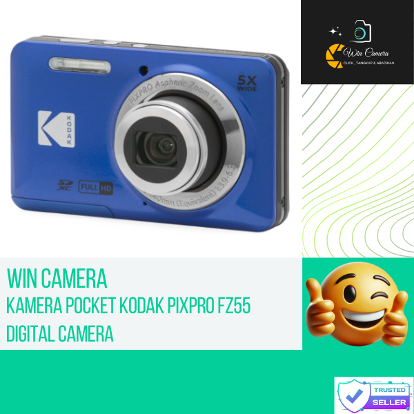 DIGITAL CAMERA KODAK PIXPRO FZ55 / Kamera Pocket / Camera Pocket / Kamera Digital / Camera Digital /