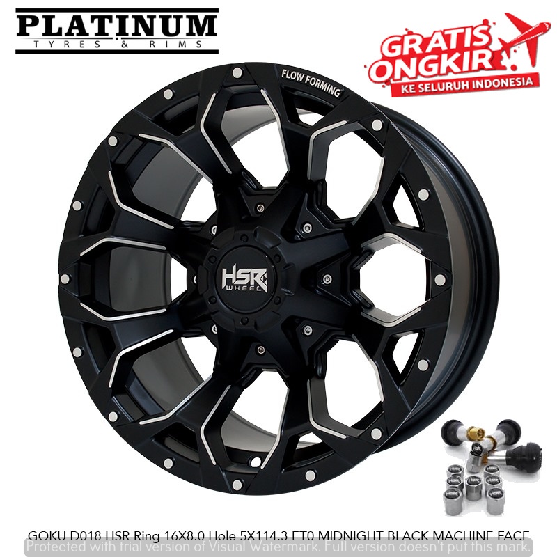 VELG HSR GOKU RING 16 COCOK UNTUK HILUX LEXUS JEEP HRV DLL