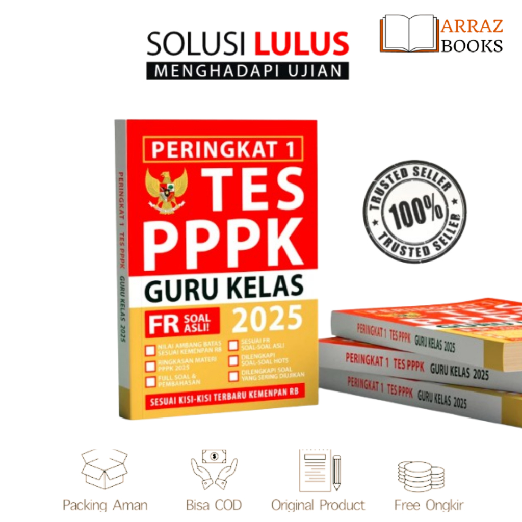 Buku PPPK GURU PGSD 2025 - Peringkat 1 PPPK GURU KELAS 2025 - Buku Original