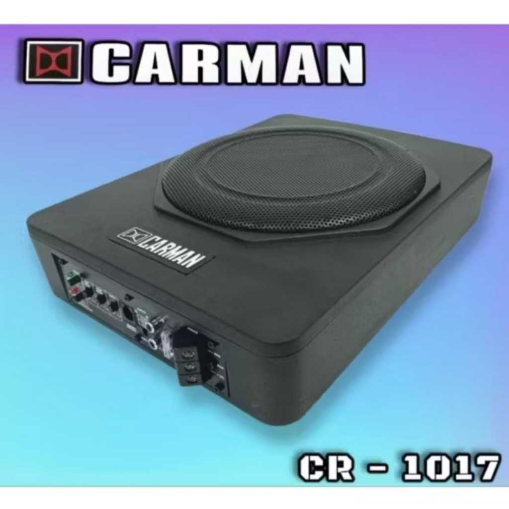 Basskolong Aktif di Mobil / Speaker Aktif Mobil Carman CR 1017 10inch